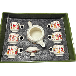 Tea Cups with Teapot – 6 Cup Set for Tea and Coffee Lovers