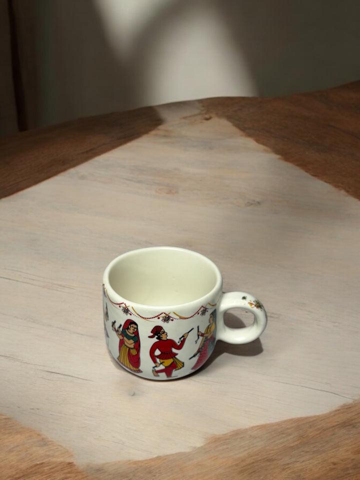 Tea Cups with Teapot – 6 Cup Set for Tea and Coffee Lovers