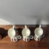 Tea Cups with Teapot – 6 Cup Set for Tea and Coffee Lovers